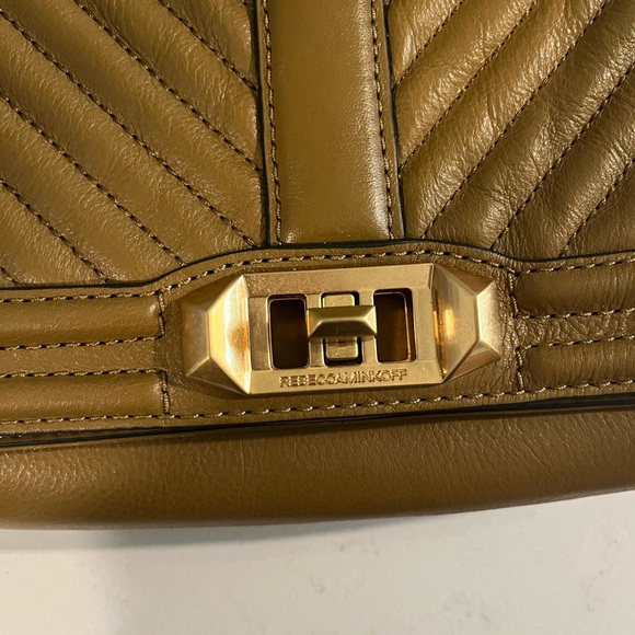 Rebecca Minkoff Tan Quilted Crossbody Bag - Picture 10 of 10